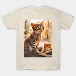 Cute Funny Kittens Beautiful Cats T-Shirt